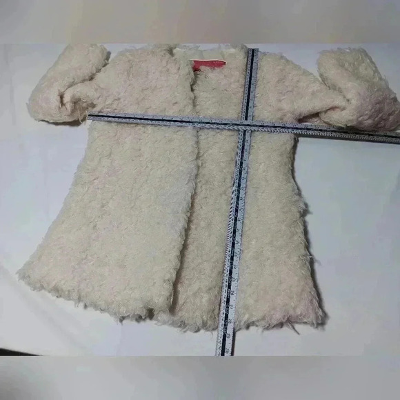 Collection By Bernardo Off White Fuzzy Teddy Jacket. Size S - Picture 3 of 8